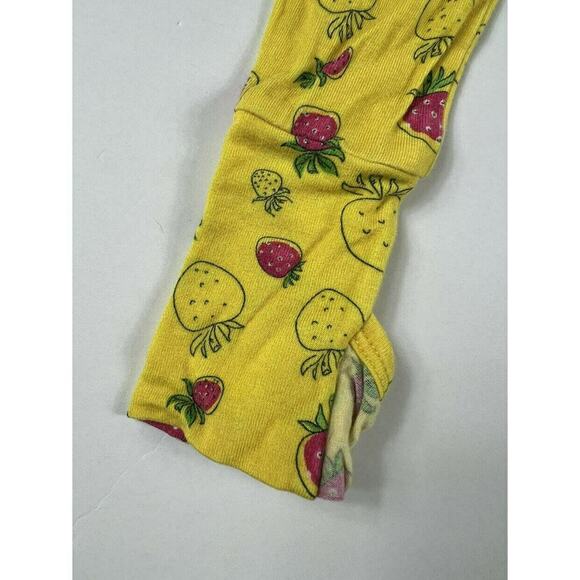 Dream Jamms Strawberry Footie Zip Pajamas 18-24 months - Picture 7 of 8